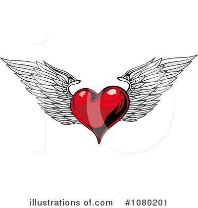 Royalty-Free (RF) Heart Clipart Illustration by Vector Tradition SM - Stock Sample #1080201
