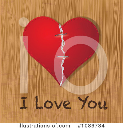 Royalty-Free (RF) Heart Clipart Illustration by Eugene - Stock Sample #1086784