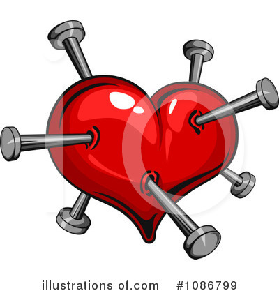 Royalty-Free (RF) Heart Clipart Illustration by Vector Tradition SM - Stock Sample #1086799