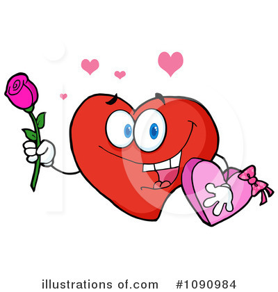 Royalty-Free (RF) Heart Clipart Illustration by Hit Toon - Stock Sample #1090984