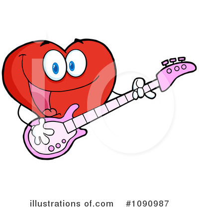 Royalty-Free (RF) Heart Clipart Illustration by Hit Toon - Stock Sample #1090987