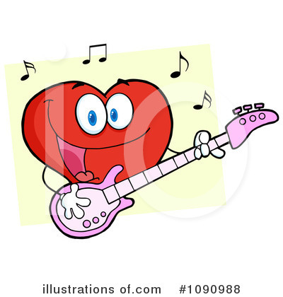 Guitar Clipart #1090988 by Hit Toon