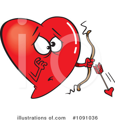 Royalty-Free (RF) Heart Clipart Illustration by toonaday - Stock Sample #1091036