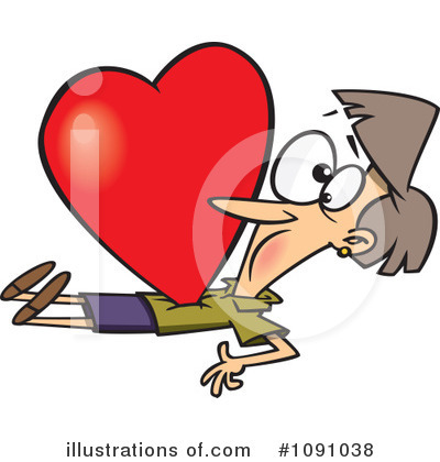 Royalty-Free (RF) Heart Clipart Illustration by toonaday - Stock Sample #1091038