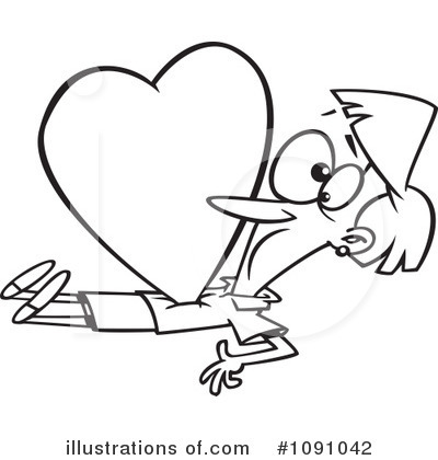 Royalty-Free (RF) Heart Clipart Illustration by toonaday - Stock Sample #1091042