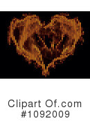 Heart Clipart #1092009 by Andrei Marincas