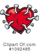 Heart Clipart #1092485 by Vector Tradition SM