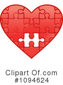 Heart Clipart #1094624 by Vector Tradition SM