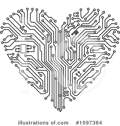 Circuit Clipart #1097364 by Vector Tradition SM