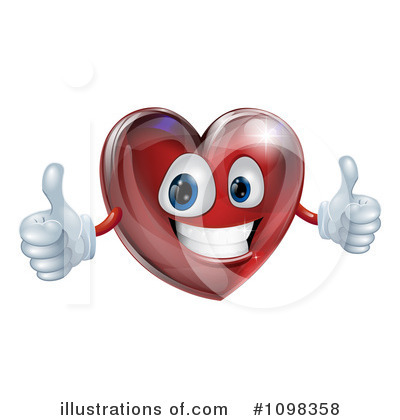 Royalty-Free (RF) Heart Clipart Illustration by AtStockIllustration - Stock Sample #1098358