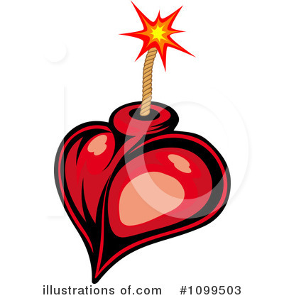 Royalty-Free (RF) Heart Clipart Illustration by Vector Tradition SM - Stock Sample #1099503