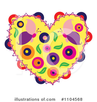 Royalty-Free (RF) Heart Clipart Illustration by Cherie Reve - Stock Sample #1104568