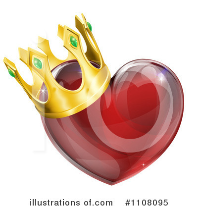 Queen Of Hearts Clipart #1108095 by AtStockIllustration