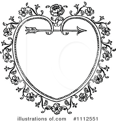 Royalty-Free (RF) Heart Clipart Illustration by Prawny Vintage - Stock Sample #1112551