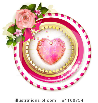 Pink Heart Clipart #1160754 by merlinul