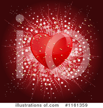 Valentines Day Background Clipart #1161359 by KJ Pargeter