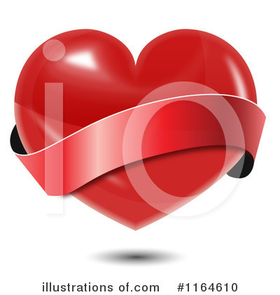 Royalty-Free (RF) Heart Clipart Illustration by vectorace - Stock Sample #1164610