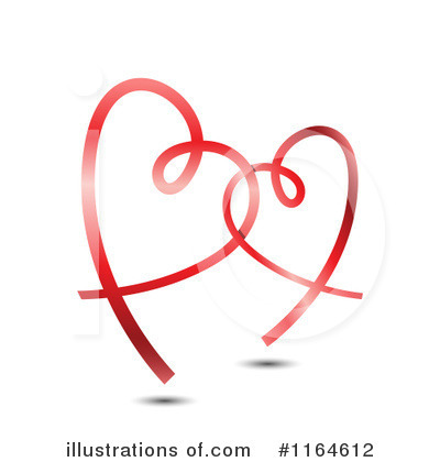 Royalty-Free (RF) Heart Clipart Illustration by vectorace - Stock Sample #1164612