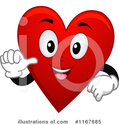 Heart Mascot Clipart #1167685 by BNP Design Studio