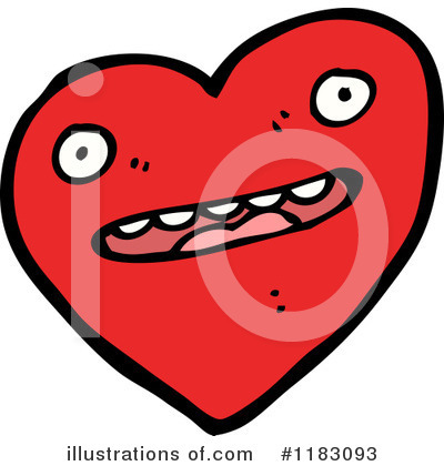 Royalty-Free (RF) Heart Clipart Illustration by lineartestpilot - Stock Sample #1183093