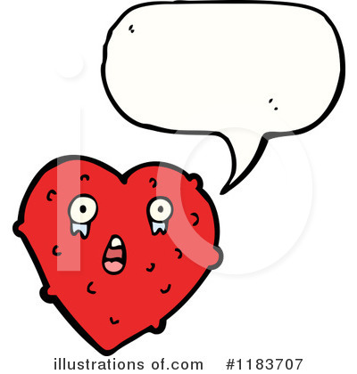 Royalty-Free (RF) Heart Clipart Illustration by lineartestpilot - Stock Sample #1183707