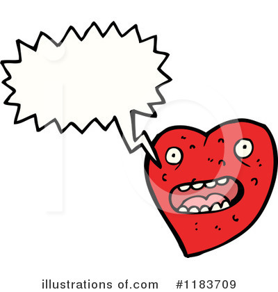 Royalty-Free (RF) Heart Clipart Illustration by lineartestpilot - Stock Sample #1183709