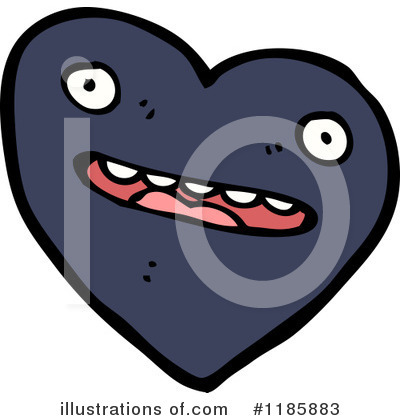Royalty-Free (RF) Heart Clipart Illustration by lineartestpilot - Stock Sample #1185883
