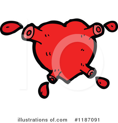 Royalty-Free (RF) Heart Clipart Illustration by lineartestpilot - Stock Sample #1187091