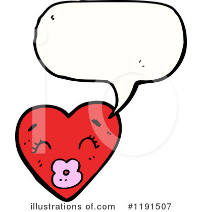 Royalty-Free (RF) Heart Clipart Illustration by lineartestpilot - Stock Sample #1191507