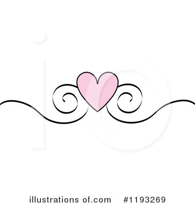 Pink Heart Clipart #1193269 by Pams Clipart