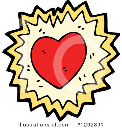 Royalty-Free (RF) Heart Clipart Illustration by lineartestpilot - Stock Sample #1202891