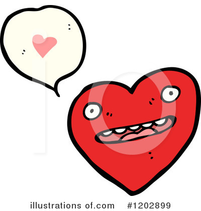 Royalty-Free (RF) Heart Clipart Illustration by lineartestpilot - Stock Sample #1202899