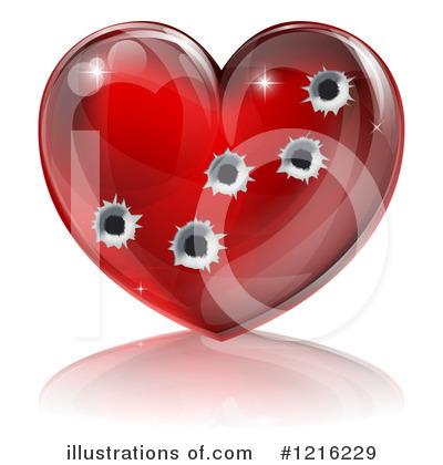 Royalty-Free (RF) Heart Clipart Illustration by AtStockIllustration - Stock Sample #1216229