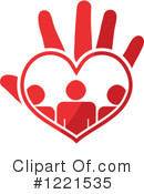 Heart Clipart #1221535 by Andrei Marincas