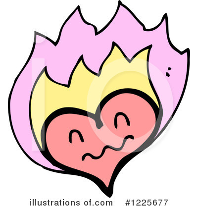 Royalty-Free (RF) Heart Clipart Illustration by lineartestpilot - Stock Sample #1225677