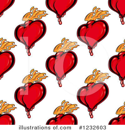 Royalty-Free (RF) Heart Clipart Illustration by Vector Tradition SM - Stock Sample #1232603