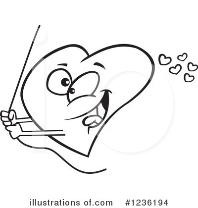 Royalty-Free (RF) Heart Clipart Illustration by toonaday - Stock Sample #1236194