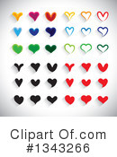 Heart Clipart #1343266 by ColorMagic