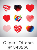 Heart Clipart #1343268 by ColorMagic