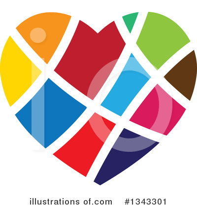 Royalty-Free (RF) Heart Clipart Illustration by ColorMagic - Stock Sample #1343301