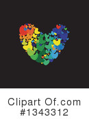 Heart Clipart #1343312 by ColorMagic