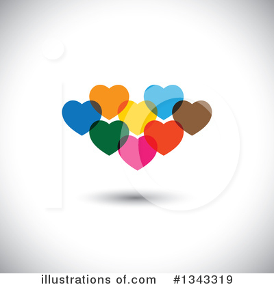 Royalty-Free (RF) Heart Clipart Illustration by ColorMagic - Stock Sample #1343319