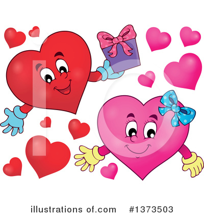 Royalty-Free (RF) Heart Clipart Illustration by visekart - Stock Sample #1373503