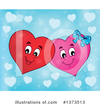 Royalty-Free (RF) Heart Clipart Illustration by visekart - Stock Sample #1373513