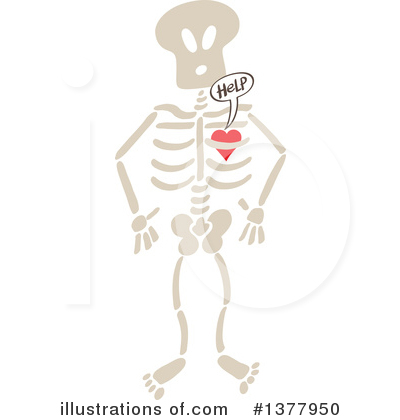 Skeleton Clipart #1377950 by Zooco