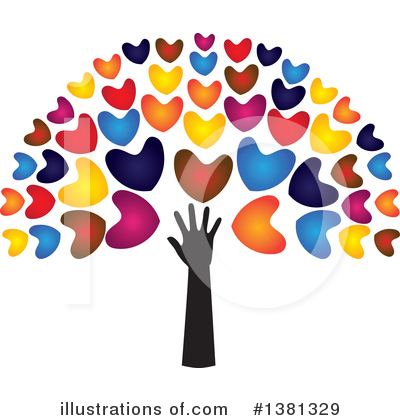 Royalty-Free (RF) Heart Clipart Illustration by ColorMagic - Stock Sample #1381329