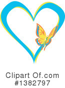 Heart Clipart #1382797 by MilsiArt