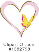 Heart Clipart #1382798 by MilsiArt