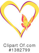 Heart Clipart #1382799 by MilsiArt