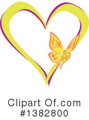 Heart Clipart #1382800 by MilsiArt